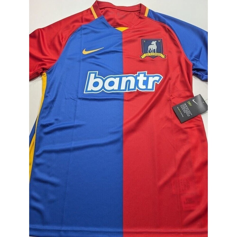 Nike AFC Richmond Bantr Ted Lasso Home Soccer Jersey Men's Size Small FD2361-449